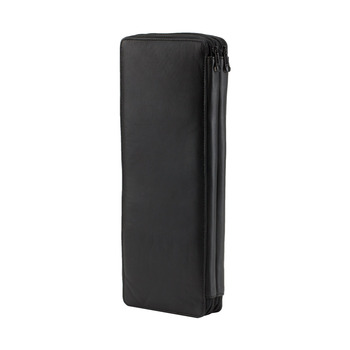 Creative Mark  Genuine Leather Brush Case Long Handle Black