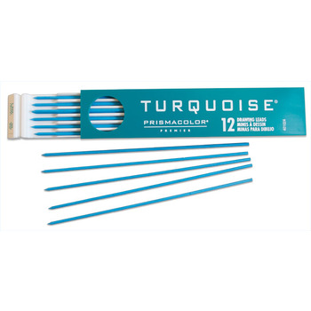 Prismacolor Turquoise 2mm Leads 12-Pack Non-Photo Blue