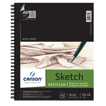 Canson Universal Recycled Sketch Pad 11x14"