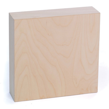 American Easel Wood Painting Panel 1-5/8" Deep 4x4"
