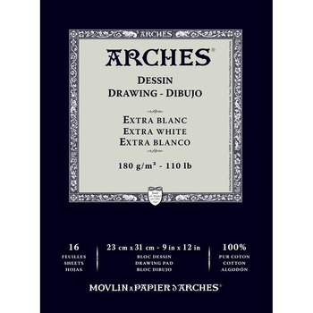 Arches 100% Cotton Dessin Drawing Paper Pads