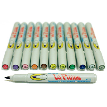 Marvy Uchida Le Plume 3000 Permanent Brush Tip Markers (Set of 30) Assorted Colors
