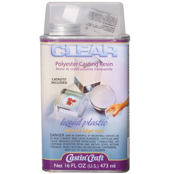 Castin' Craft Casting Resin and Catalyst 1 Gallon Resin w/ 1 oz Catalyst