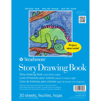 Strathmore 100 Series Kids' Art Paper Story Drawing Book (30 Sheets) 8.5x11"
