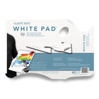 New Wave White Palette Handheld Palette 11" x 16"