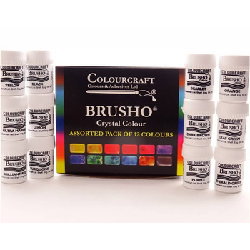 Brusho Crystal Colours & Sets by Colourcraft