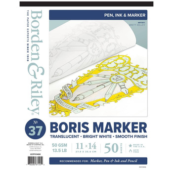Borden & Riley #37 Boris Marker Layout Cloth Bound Pads 11 x 14 in