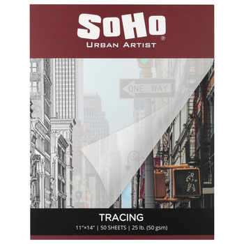 SoHo 50 GSM Tracing Paper Pad 11x14 in 50-Sheets