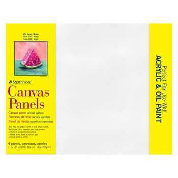Strathmore 300 Series Canvas Panel 11x14", 6-Pack