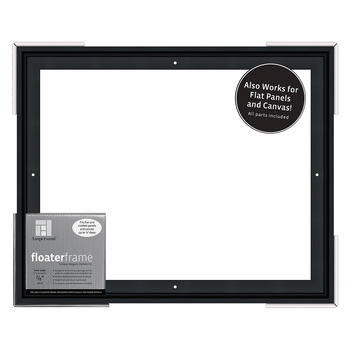 Ampersand Thin Face Floater Frame - Black 12" x 16"