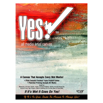 Yes! All Media Cotton Canvas Pad 12"x16", 10 Sheets