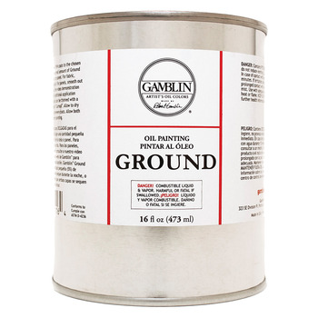Gamblin Oil Painting Ground 16oz Can