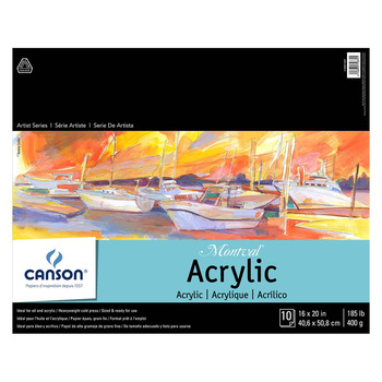 Canson Montval Acrylic Painting Pads 16" x 20"