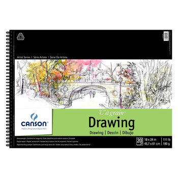 Canson C' A Grain Drawing Pad 18"x24"