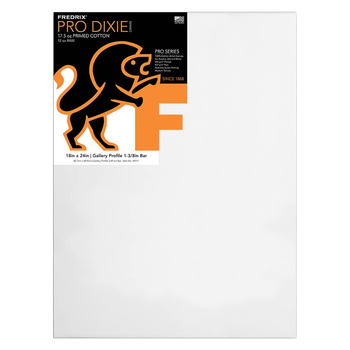Fredrix Dixie PRO Series Stretched Canvas 1-3/8" - 18"x24"