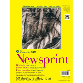 Strathmore 300 Series Rough Newsprint Pads