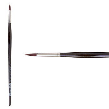 Da Vinci Top Acryl Synthetic Brush - Round, Size 8 Long Handle, 7785