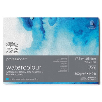 Winsor & Newton Professional Watercolor Block 140 lb Cold Press 7x10
