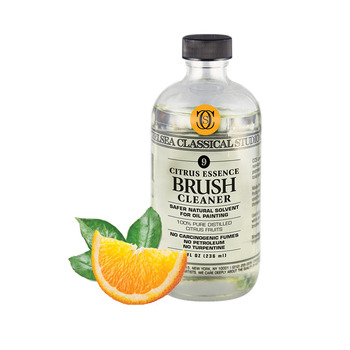 Citrus Essence Brush Cleaner 8 oz Bottle
