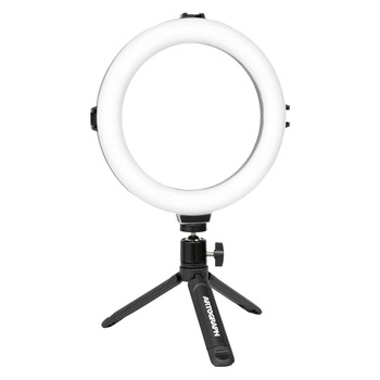 Artograph Mini Ring Light with Desk Stand 8"