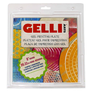 Gelli Arts Gel Printing Plate 8", Round