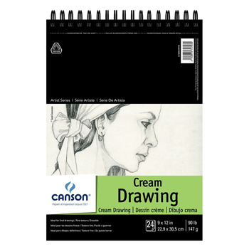 Canson Pad Classic Drawing 9x12" - Cream