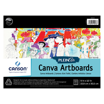 Canson Plein Air Canvas Pad 9x12"