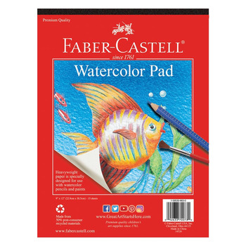 Faber-Castell Watercolor Pad 9x12"