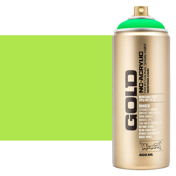 Montana GOLD Acrylic Professional Spray Paint 400 ml - Acid Green Fluorescent