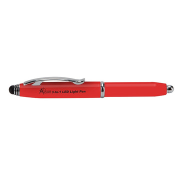 Acurit 3-in-1 LED Light Pen & Stylus - Red