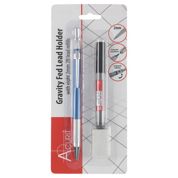 Acurit Mechanical Drafting Pencil with 8 Lead Refills, 2mm