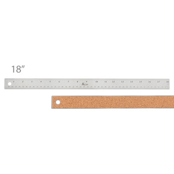 Acurit Stainless Steel Ruler - 18" (46cm)