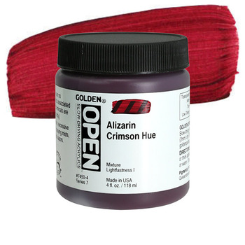 Golden Open Acrylic 4 oz Jar - Alizarin Crimson Hue