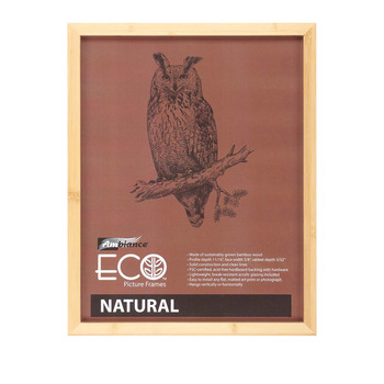 Bamboo Wood Frame - Natural 8.5" x 11"