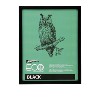 Ambiance Eco Rubberwood Frame - Black, 3" x 5"