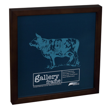Ambiance Gallery Wood Frame - 8" x 8" Espresso, 1-1/2" Profile (Single)