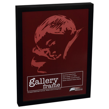 Ambiance Gallery Wood Frame - 26" x 34" Black, 1-1/2" Profile (Single)