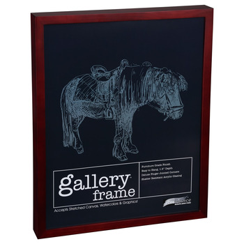 Ambiance Gallery Wood Frame - 9" x 12" Cherry, 1-1/2" Profile (Single)