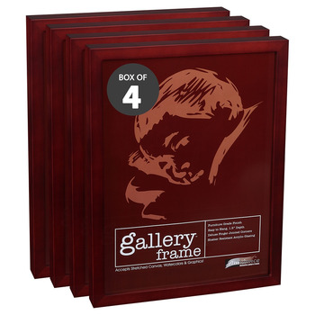 Ambiance Gallery Wood Frame - 14" x 18" Cherry, 1-1/2" Profile (Box of 4)
