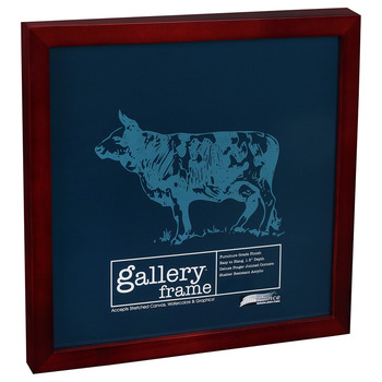 Ambiance Gallery Wood Frame - 12" x 12" Cherry, 1-1/2" Profile (Single)