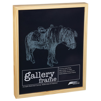 Ambiance Gallery Wood Frame - 9" x 12" Natural, 1-1/2" Profile (Single)