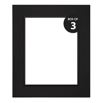 Ambiance Studio Wood Frame, Black 24"x36" with Plexi Glazing (Box of 3)