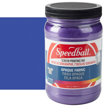 Speedball Opaque Fabric Screen Printing Ink 32 oz Jar - Amethyst