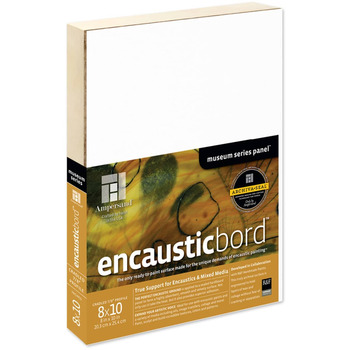 Ampersand Encausticbord 7/8" Cradled Panel 8x10"