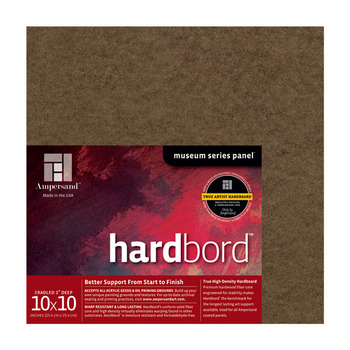 Ampersand Hardbord™ 2" Deep Cradle Panel 10x10"