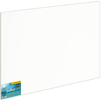Ampersand Museum Series Pastelbord Single Board 24x36" - White