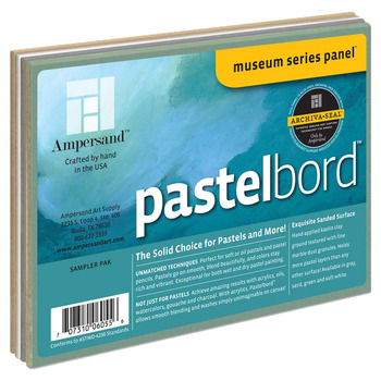 Ampersand Museum Series Pastelbord 5" x 7" 1/8" flat wood (Pack of 4)