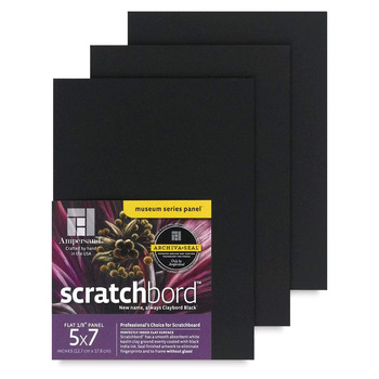 Ampersand Scratchbord 5x7" (Pack of 3)