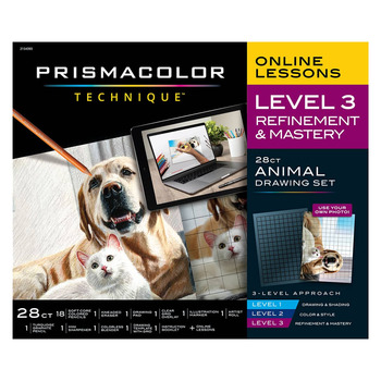 Prismacolor Technique Animal Drawing  Kit - Level 3 (28 Count)