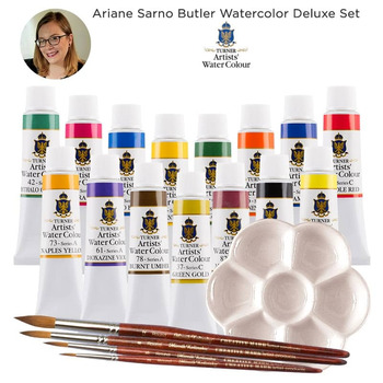 Ariane Sarno Butler Deluxe Set of 15 Turner Watercolors in 15ml Tubes